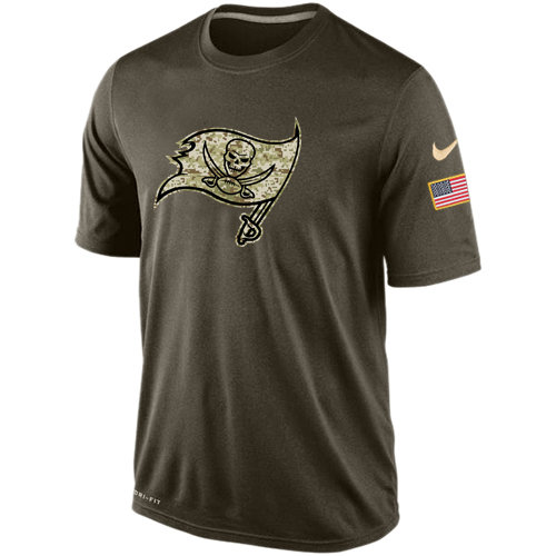 NFL Men's Tampa Bay Buccaneers Nike Olive Salute To Service KO Performance Dri-FIT T-Shirt